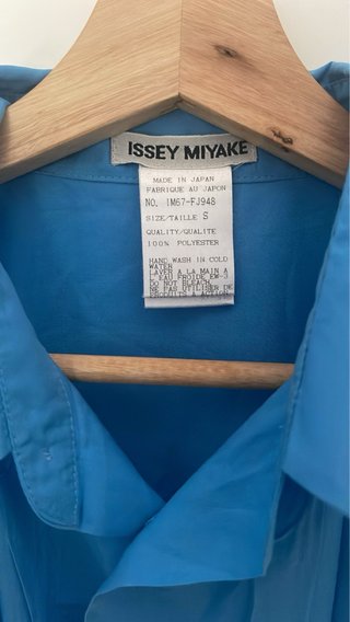 Camisa Issey Miyake Azul Talla S