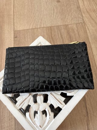 Monederos Bimba y Lola Negro Cocodrilo