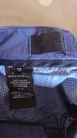 Bermuda Spagnolo Talla 12 Azul