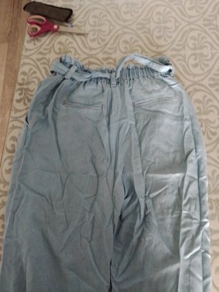Pantalón culotte Zara azul