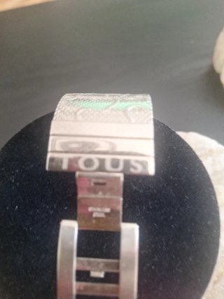 Pulsera Tous Plata  de acero la más ancha XL