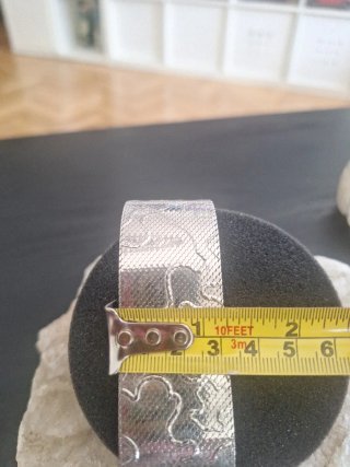 Pulsera Tous Plata  de acero la más ancha XL