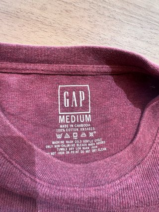 Jersey granate GAP Talla M/L