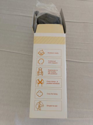 Mochila Portabebés Ergonómica Gris