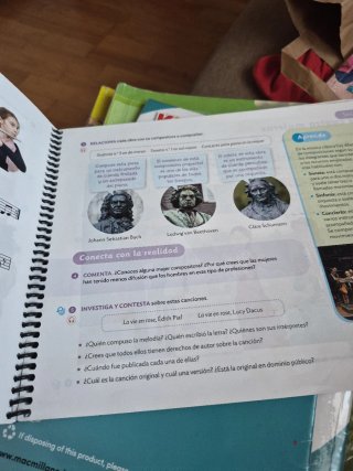 Libro Música 6 Primaria Santillana