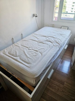 Cama IKEA BRIMNES Individual con Cajones
