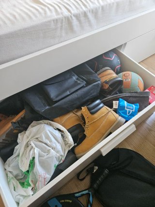 Cama IKEA BRIMNES Individual con Cajones