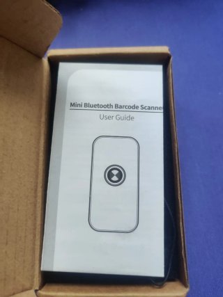 Mini Lector Código Barras Bluetooth Negro