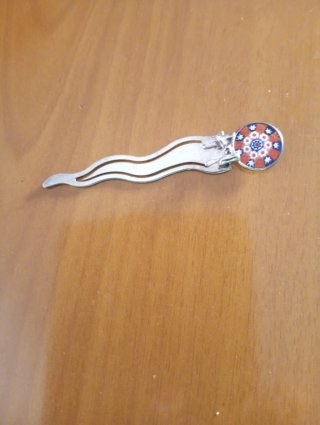 Marcador de plata y murano ( 172 C )