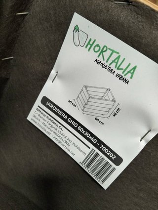 Jardinera madera Hortalia 60x30x40 50L