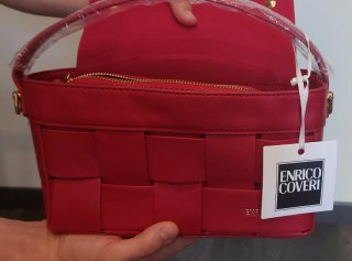 Borsa a tracolla Enrico Coveri rossa