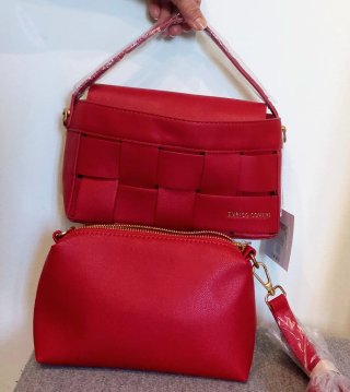 Borsa a tracolla Enrico Coveri rossa
