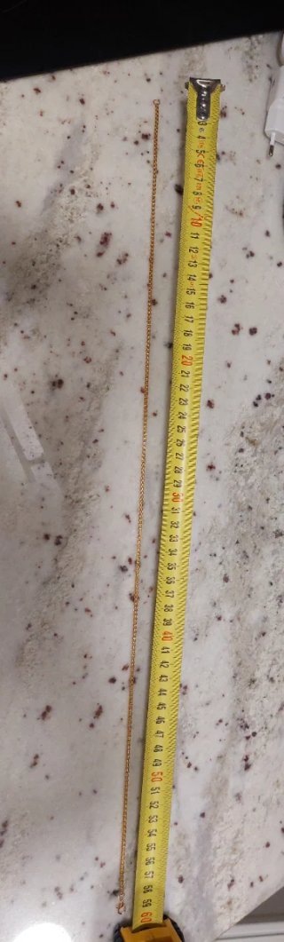 Cadena bisutería dorada