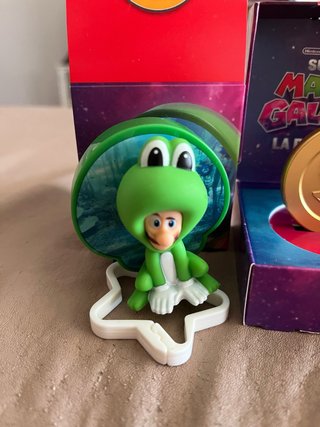 Moneda Flor y Luigi Mario Galaxy McDonald's