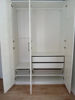 Armario Pax Ikea 150x60x2.36m Blanco