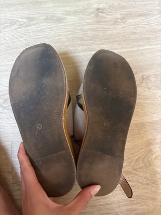 Sandalias Plataforma Beige/Gris