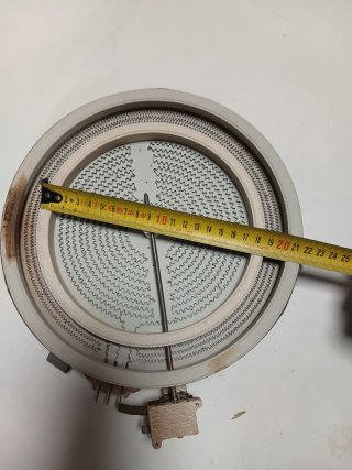 Resistencia Vitrocerámica doble. Ariston beko teka