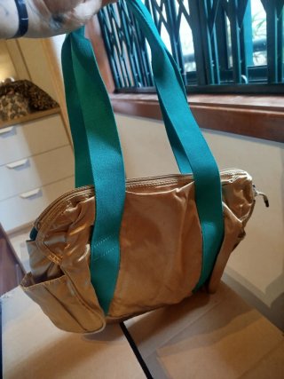 Mala Nike Dourada e Verde