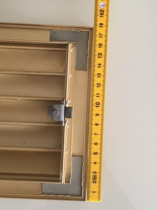 Rejilla ventilación aluminio lamas móvil