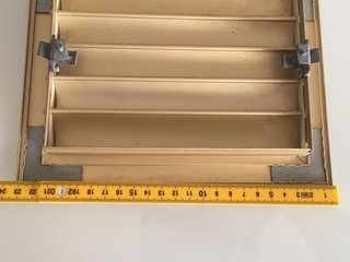 Rejilla ventilación aluminio lamas móvil