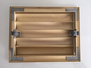 Rejilla ventilación aluminio lamas móvil