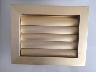 Rejilla ventilación aluminio lamas móvil