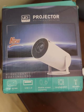 Mini proyector blanco