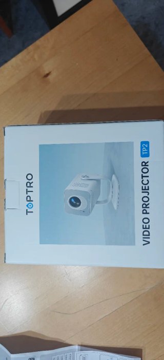 Proyector Inteligente Blanco y Gris