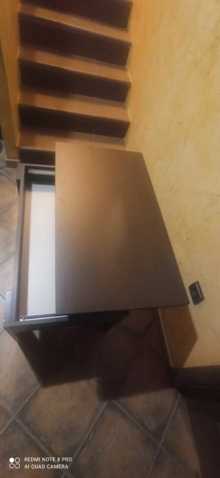 Mesa de centro elevable de madera