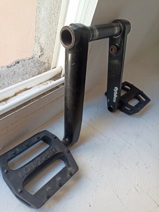 Bielas Flybikes y pedales Demolition BMX