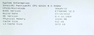 Placa base MSI H61M-P31 + 8GB RAM