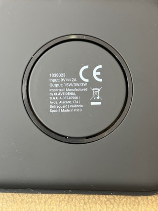 Cargador inalámbrico 3 en 1