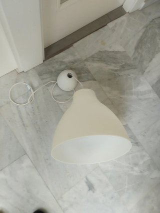 Lámpara de techo Ikea blanca