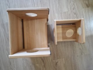 2 Cubos Montessori Madera