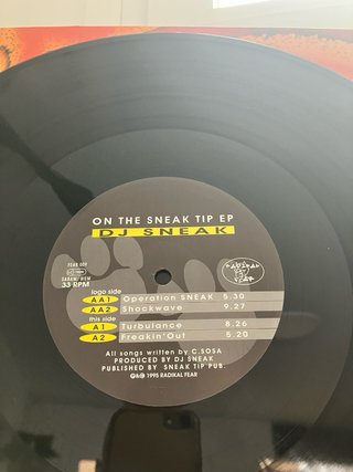 DJ Sneak - On The Sneak Tip EP Vinilo