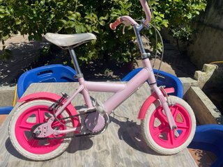 Bicicleta infantil rosa