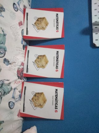 Libro de Anaya matemáticas 6 de primaria 1,2 y 3 t