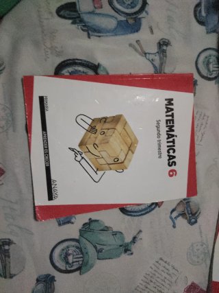Libro de Anaya matemáticas 6 de primaria 1,2 y 3 t