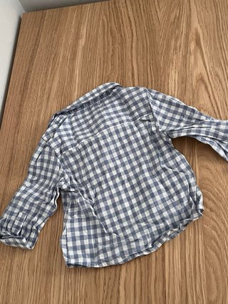 Camisa cuadros bebé (3-6m)