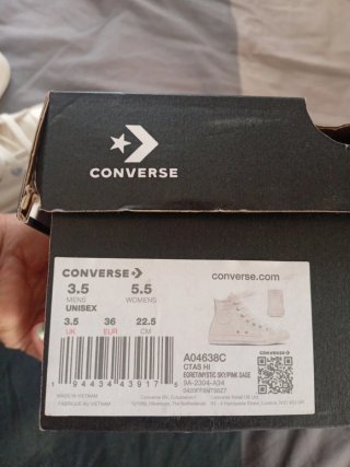 Converse sin estrenar Beige y detalles Multicolor