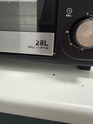 Horno eléctrico Jata 28L con función Grill – 1500W