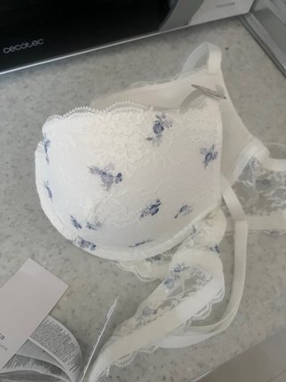 Sujetador Women'secret blanco floral