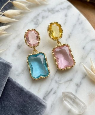 Orecchini donna con cristalli brillanti