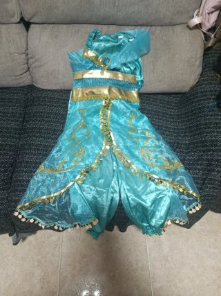 Disfraz Jazmín infantil completo talla 7 8 negocia