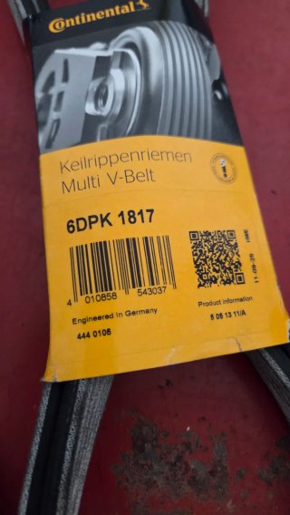 Correa Continental 6DPK 1817 Multi V-Belt