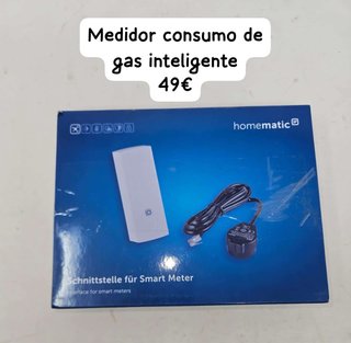 Medidor consumo gas inteligente Homematic