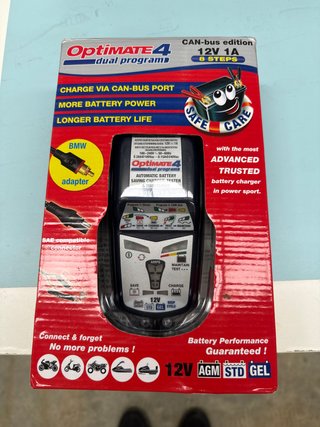 OptiMate 4 Cargador Baterías CAN-bus 12V 1A