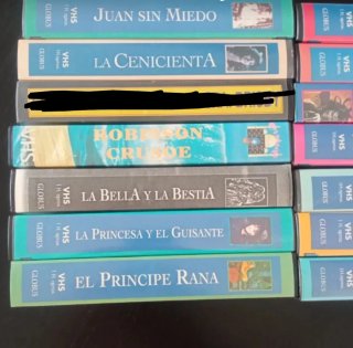Lote 13 Películas VHS Dibujos Animados