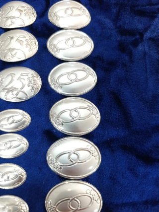 Chapas laminadas de plata