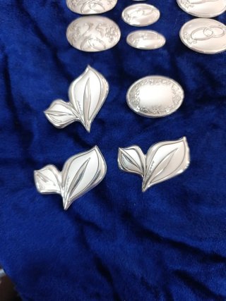 Chapas laminadas de plata